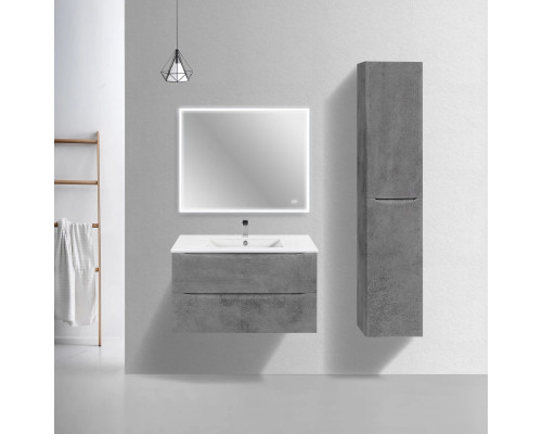 Тумба под раковину Vincea Mia Slim VMC-2MC900S1BT 90,1 см, подвесная, бетон