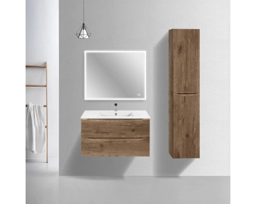 Тумба под раковину Vincea Mia Slim VMC-2MC900S1VO 90,1 см, подвесная, дуб винтаж