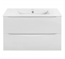 Тумба под раковину Vincea Mia VMC-2MC750GW 75,1 см, подвесная, белый глянец