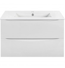 Тумба под раковину Vincea Mia VMC-2MC750GW 75,1 см, подвесная, белый глянец