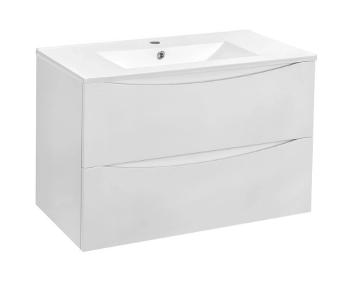 Тумба под раковину Vincea Mia VMC-2MC750GW 75,1 см, подвесная, белый глянец