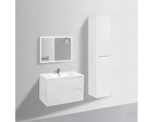 Тумба под раковину Vincea Mia VMC-2MC750GW 75,1 см, подвесная, белый глянец