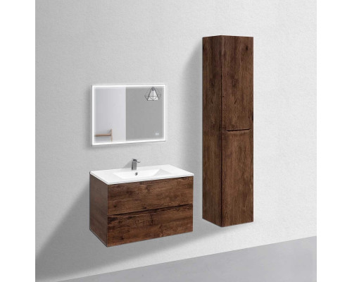 Тумба под раковину Vincea Mia VMC-2MC750RW 75,1 см, подвесная, темное дерево