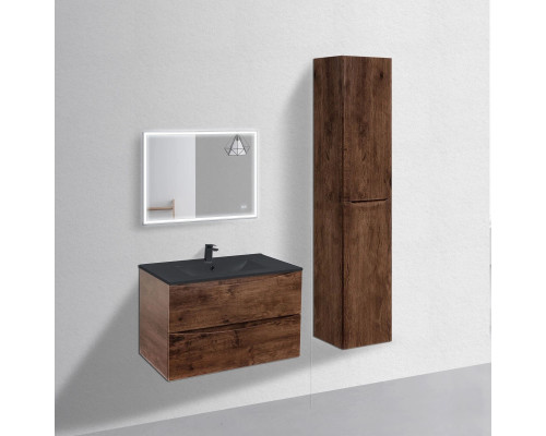 Тумба под раковину Vincea Mia VMC-2MC750RW 75,1 см, подвесная, темное дерево