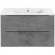 Тумба под раковину Vincea Mia VMC-2MC750BT 75,1 см, подвесная, бетон