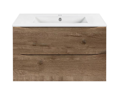 Тумба под раковину Vincea Mia VMC-2MC750VO 75,1 см, подвесная, дуб винтаж