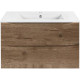 Тумба под раковину Vincea Mia VMC-2MC750VO 75,1 см, подвесная, дуб винтаж