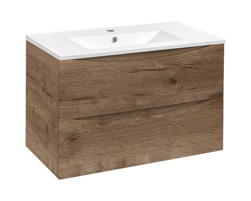 Тумба под раковину Vincea Mia VMC-2MC750VO 75,1 см, подвесная, дуб винтаж