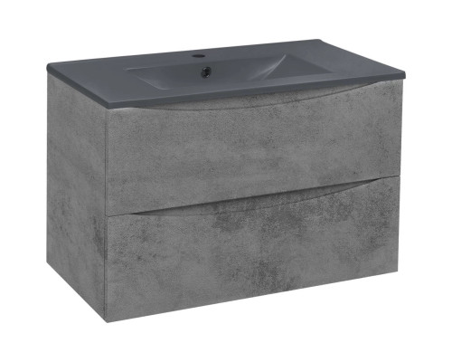 Тумба под раковину Vincea Mia VMC-2MC750BT 75,1 см, подвесная, бетон