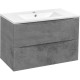 Тумба под раковину Vincea Mia VMC-2MC750BT 75,1 см, подвесная, бетон