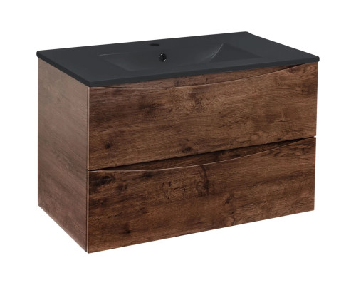 Тумба под раковину Vincea Mia VMC-2MC750RW 75,1 см, подвесная, темное дерево