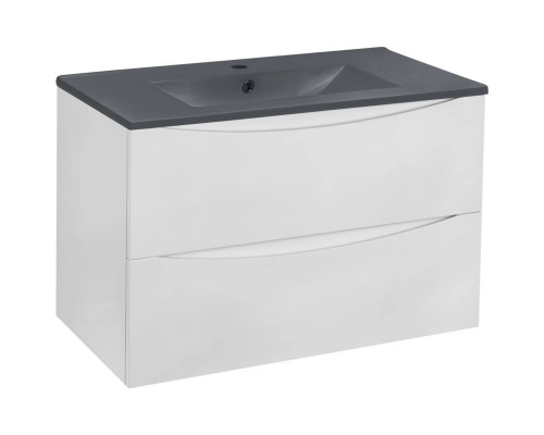 Тумба под раковину Vincea Mia VMC-2MC750GW 75,1 см, подвесная, белый глянец