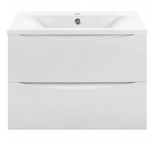 Тумба под раковину Vincea Mia VMC-2MA600GW 59,6 см, подвесная, белый глянец