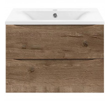 Тумба под раковину Vincea Mia VMC-2MA600VO 59,6 см, подвесная, дуб винтаж