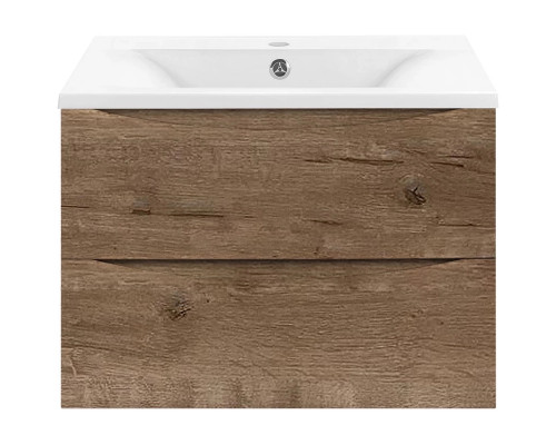 Тумба под раковину Vincea Mia VMC-2MA600VO 59,6 см, подвесная, дуб винтаж