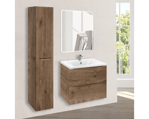 Тумба под раковину Vincea Mia VMC-2MA600VO 59,6 см, подвесная, дуб винтаж