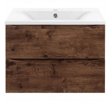 Тумба под раковину Vincea Mia VMC-2MA600RW 59,6 см, подвесная, темное дерево