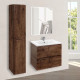 Тумба под раковину Vincea Mia VMC-2MA600RW 59,6 см, подвесная, темное дерево