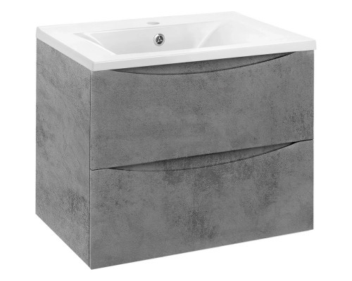 Тумба под раковину Vincea Mia VMC-2MA600BT 59,6 см, подвесная, бетон