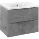 Тумба под раковину Vincea Mia VMC-2MA600BT 59,6 см, подвесная, бетон