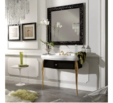 Тумба черный глянец 90 см Kerasan Retro 7363K4