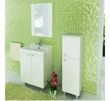 Тумба с раковиной белый глянец 60 см Comforty Флоренция 00003127387