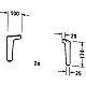 Приобрести Комплект ножек для тумбы 2 штуки Duravit UV991800000 в магазине сантехники Santeh-Crystal.ru