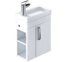 Тумба с раковиной белый глянец 40 см IDDIS Torr TOR40W1i95K
