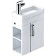 Заказать Тумба с раковиной белый глянец 40 см IDDIS Torr TOR40W1i95K в магазине сантехники Santeh-Crystal.ru