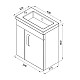 Заказать Тумба с раковиной белый глянец 40 см IDDIS Torr TOR40W1i95K в магазине сантехники Santeh-Crystal.ru