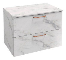 Комод белый мрамор 80 см Jacob Delafon Odeon Rive Gauche EB2548-R7-NR4