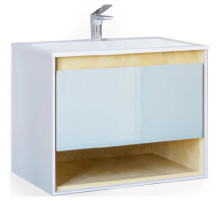 Тумба белый/дуб 76,6 см Jorno Glass Gla.01.77/P/W