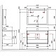 Заказать Тумба белый/дуб 96,6 см Jorno Glass Gla.01.97/P/W в магазине сантехники Santeh-Crystal.ru