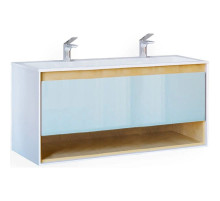 Тумба белый/дуб 121,6 см Jorno Glass Gla.01.122/P/W