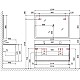 Заказать Тумба белый/дуб 121,6 см Jorno Glass Gla.01.122/P/W в магазине сантехники Santeh-Crystal.ru