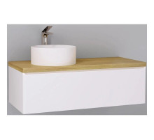 Тумба белый матовый 120,2 см Jorno Solis Sol.01.120/P/W