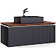 Купить Тумба антрацит 120 см Jorno Strong Str.01.120/P/A в магазине сантехники Santeh-Crystal.ru