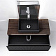 Купить Тумба антрацит 120 см Jorno Strong Str.01.120/P/A в магазине сантехники Santeh-Crystal.ru