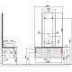 Купить Тумба антрацит 120 см Jorno Strong Str.01.120/P/A в магазине сантехники Santeh-Crystal.ru