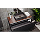 Купить Тумба антрацит 120 см Jorno Strong Str.01.120/P/A в магазине сантехники Santeh-Crystal.ru