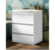 Тумба Bianco Lucido 57,6 см Art&Max Family FAMILY-580-3C-PIA-BL