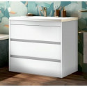 Тумба Bianco Lucido 89,6 см Art&Max Family FAMILY-900-3C-PIA-BL