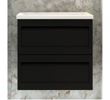 Тумба Nero Matt 57 см Art&Max Platino AM-Platino-580-2C-SO-NM