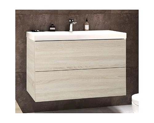 Купить Тумба Rovere Chiaro Sonoma 79,6 см Art&Max Verona Push AM-Verona-Push-800-2C-SO-RS-TS в магазине сантехники Santeh-Crystal.ru