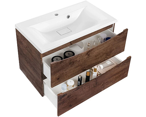 Тумба темный дуб 74 см Vincea Mia VMC-2MA750RW