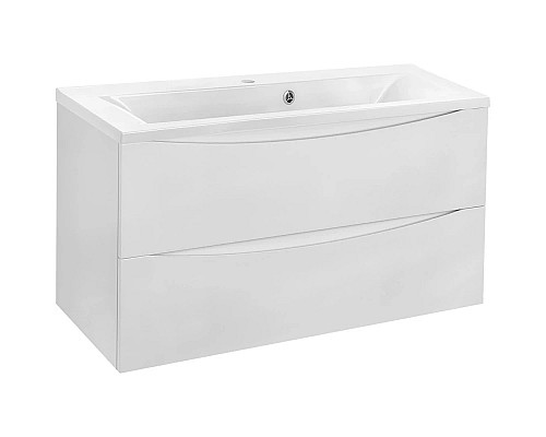 Тумба белый глянец 89 см Vincea Mia VMC-2MA900GW