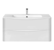 Тумба белый глянец 99,5 см Vincea Paola VMC-2P100GW