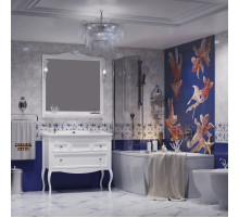 Комплект мебели белый матовый 106 см Opadiris Валери