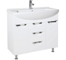 Тумба белый глянец 89 см Bellezza Альфа 4638815110018