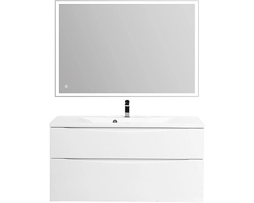 Купить Тумба Bianco Lucido 99,6 см BelBagno Marino MARINO-H60-1000-2C-SO-BL-P в магазине сантехники Santeh-Crystal.ru